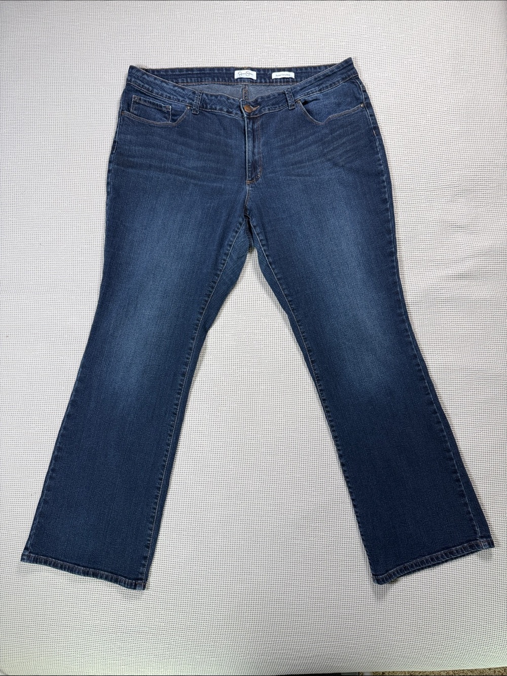 Jessica Simpson Dark Indigo Rockin’ Curvy Bootcut Jeans